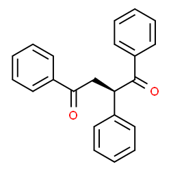 ChemSpider 2D Image | (2R)-1,2,4-Triphenyl-1,4-butanedione | C22H18O2