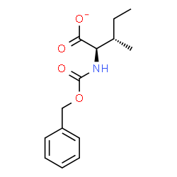 ChemSpider 2D Image | (2R,3S)-2-{[(Benzyloxy)carbonyl]amino}-3-methylpentanoate | C14H18NO4