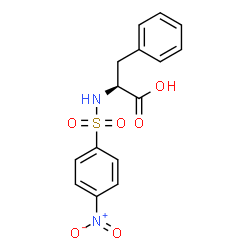 ChemSpider 2D Image | N-(p-Nitrophenylsulfonyl)-l-phenylalanine | C15H14N2O6S