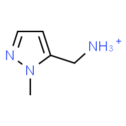 ChemSpider 2D Image | (1-Methyl-1H-pyrazol-5-yl)methanaminium | C5H10N3