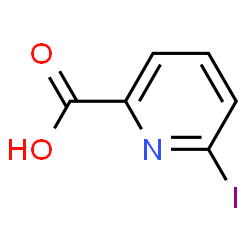 ChemSpider 2D Image | 6-Iodo-2-pyridinecarboxylic acid | C6H4INO2