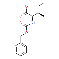 ChemSpider 2D Image | (2R,3R)-2-{[(Benzyloxy)carbonyl]amino}-3-methylpentanoate | C14H18NO4