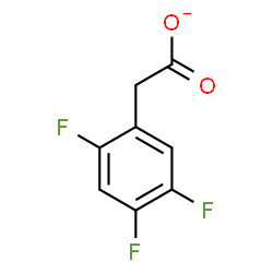 ChemSpider 2D Image | (2,4,5-Trifluorophenyl)acetate | C8H4F3O2