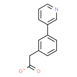 ChemSpider 2D Image | [3-(3-Pyridinyl)phenyl]acetate | C13H10NO2