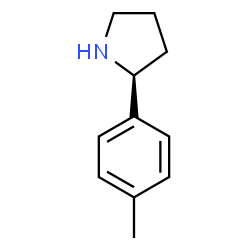 ChemSpider 2D Image | (S)-2-(P-TOLYL)PYRROLIDINE | C11H15N