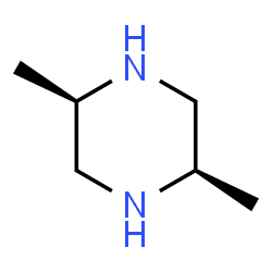 ChemSpider 2D Image | cis-2,5-Dimethylpiperazine | C6H14N2