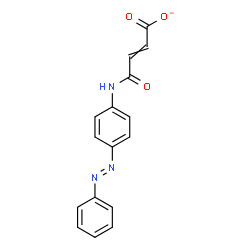 ChemSpider 2D Image | 4-Oxo-4-({4-[(E)-phenyldiazenyl]phenyl}amino)-2-butenoate | C16H12N3O3
