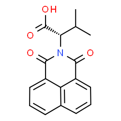 ChemSpider 2D Image | (2S)-2-(1,3-Dioxo-1H-benzo[de]isoquinolin-2(3H)-yl)-3-methylbutanoic acid | C17H15NO4