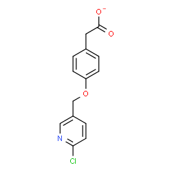 ChemSpider 2D Image | {4-[(6-Chloro-3-pyridinyl)methoxy]phenyl}acetate | C14H11ClNO3
