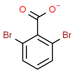 ChemSpider 2D Image | 2,6-Dibromobenzoate | C7H3Br2O2