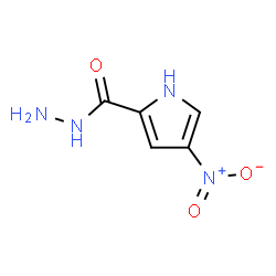 ChemSpider 2D Image | 4-Nitro-1H-pyrrole-2-carbohydrazide | C5H6N4O3