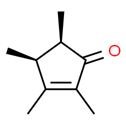 ChemSpider 2D Image | (4S,5R)-2,3,4,5-Tetramethyl-2-cyclopenten-1-one | C9H14O