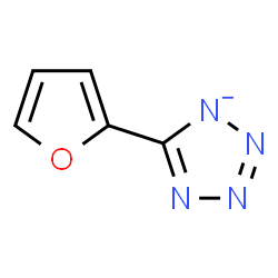 ChemSpider 2D Image | 5-(2-Furyl)tetrazol-1-ide | C5H3N4O
