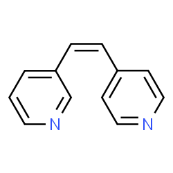 ChemSpider 2D Image | 3-[(Z)-2-(4-Pyridinyl)vinyl]pyridine | C12H10N2