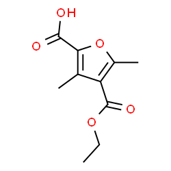 ChemSpider 2D Image | 4-(Ethoxycarbonyl)-3,5-dimethyl-2-furoic acid | C10H12O5