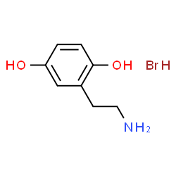 ChemSpider 2D Image | 2-(2-Aminoethyl)-1,4-benzenediol hydrobromide (1:1) | C8H12BrNO2