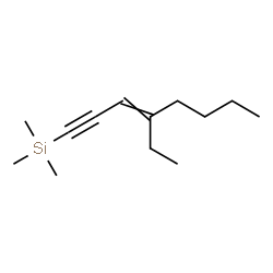 ChemSpider 2D Image | (4-Ethyl-3-octen-1-yn-1-yl)(trimethyl)silane | C13H24Si