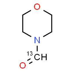 ChemSpider 2D Image | 4-Morpholine(~13~C)carbaldehyde | C413CH9NO2