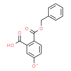ChemSpider 2D Image | 4-[(Benzyloxy)carbonyl]-3-carboxyphenolate | C15H11O5
