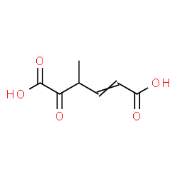 ChemSpider 2D Image | 4-Methyl-5-oxo-2-hexenedioic acid | C7H8O5