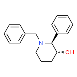 ChemSpider 2D Image | (2S,3R)-1-Benzyl-2-phenyl-3-piperidinol | C18H21NO