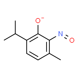 ChemSpider 2D Image | 6-Isopropyl-3-methyl-2-nitrosophenolate | C10H12NO2