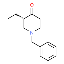 ChemSpider 2D Image | (3S)-1-Benzyl-3-ethyl-4-piperidinone | C14H19NO