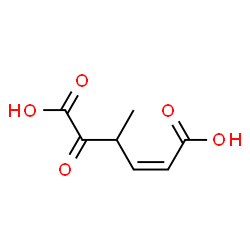 ChemSpider 2D Image | (2Z)-4-Methyl-5-oxo-2-hexenedioic acid | C7H8O5