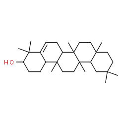 ChemSpider 2D Image | 4,4,6b,8a,11,11,12b,14a-Octamethyl-1,2,3,4,6,6a,6b,7,8,8a,9,10,11,12,12a,12b,13,14,14a,14b-icosahydro-3-picenol | C30H50O