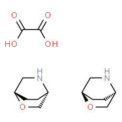 ChemSpider 2D Image | (1S,4S)-2-oxa-5-azabicyclo[2.2.2]octane;(1R,4R)-2-oxa-5-azabicyclo[2.2.2]octane;oxalic acid | C14H24N2O6