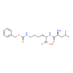 ChemSpider 2D Image | L-Leucyl-N~6~-[(benzyloxy)carbonyl]-L-lysine | C20H31N3O5