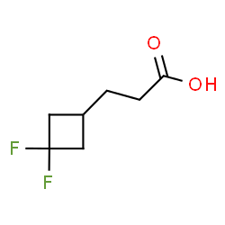 ChemSpider 2D Image | 3-(3,3-Difluorocyclobutyl)propanoic acid | C7H10F2O2