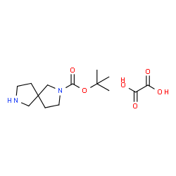 ChemSpider 2D Image | 2-Methyl-2-propanyl 2,7-diazaspiro[4.4]nonane-2-carboxylate ethanedioate (1:1) | C14H24N2O6