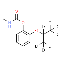 ChemSpider 2D Image | Propoxur-d7 | C11H8D7NO3