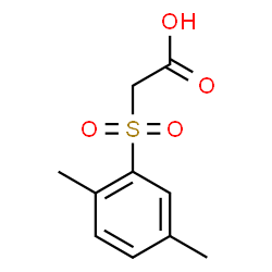 ChemSpider 2D Image | [(2,5-Dimethylphenyl)sulfonyl]acetic acid | C10H12O4S