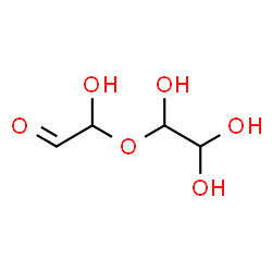 ChemSpider 2D Image | Hydroxy(1,2,2-trihydroxyethoxy)acetaldehyde | C4H8O6