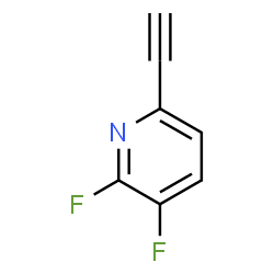 ChemSpider 2D Image | 6-Ethynyl-2,3-difluoropyridine | C7H3F2N