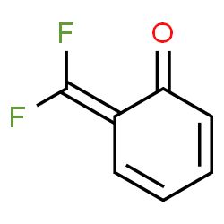 ChemSpider 2D Image | 6-(Difluoromethylene)-2,4-cyclohexadien-1-one | C7H4F2O