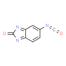 ChemSpider 2D Image | 5-Isocyanato-2H-benzimidazol-2-one | C8H3N3O2