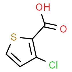 ChemSpider 2D Image | 3-Chloro-2-thiophenecarboxylic acid | C5H3ClO2S