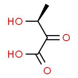 ChemSpider 2D Image | (3S)-3-Hydroxy-2-oxobutanoic acid | C4H6O4