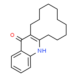 ChemSpider 2D Image | 6,7,8,9,10,11,12,13,14,15-Decahydrocyclododeca[b]quinolin-16(5H)-one | C19H25NO