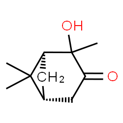 ChemSpider 2D Image | (1S,5R)-2-Hydroxy-2,6,6-trimethylbicyclo[3.1.1]heptan-3-one | C10H16O2