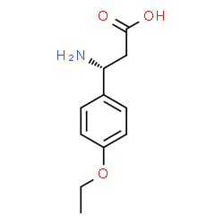 ChemSpider 2D Image | (3R)-3-Amino-3-(4-ethoxyphenyl)propanoic acid | C11H15NO3
