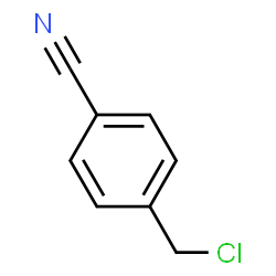 ChemSpider 2D Image | 4-cyanobenzylchloride | C8H6ClN
