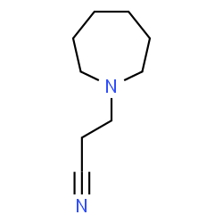 ChemSpider 2D Image | 3-(1-Azepanyl)propanenitrile | C9H16N2