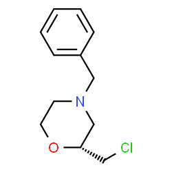 ChemSpider 2D Image | (2R)-4-Benzyl-2-(chloromethyl)morpholine | C12H16ClNO