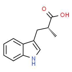 ChemSpider 2D Image | (2R)-3-(1H-Indol-3-yl)-2-methylpropanoic acid | C12H13NO2