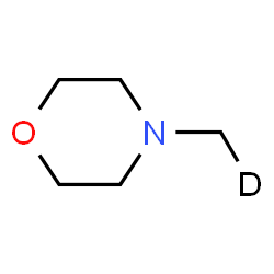 ChemSpider 2D Image | 4-(~2~H_1_)Methylmorpholine | C5H10DNO