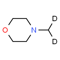 ChemSpider 2D Image | 4-(~2~H_2_)Methylmorpholine | C5H9D2NO